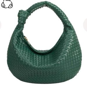 The Brigitte Satchel by Melie Bianco in Green